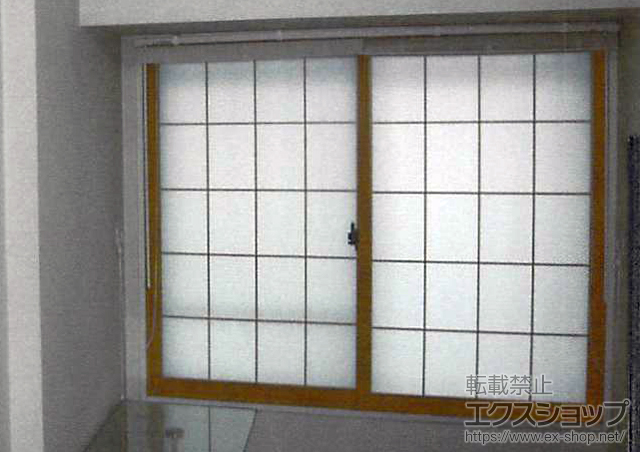 神奈川県川崎市のの二重窓（内窓） インプラス(ダストバリア)引違い窓2枚建 施工例