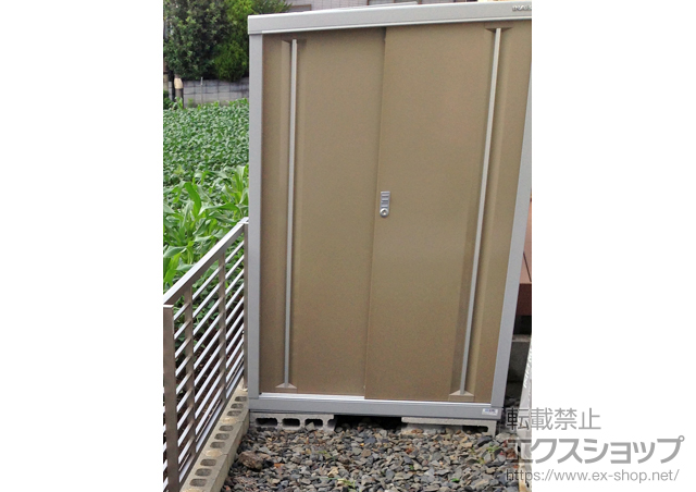 埼玉県草加市のの物置・屋外倉庫 シンプリー 一般型(MJN-115D MB) 施工例