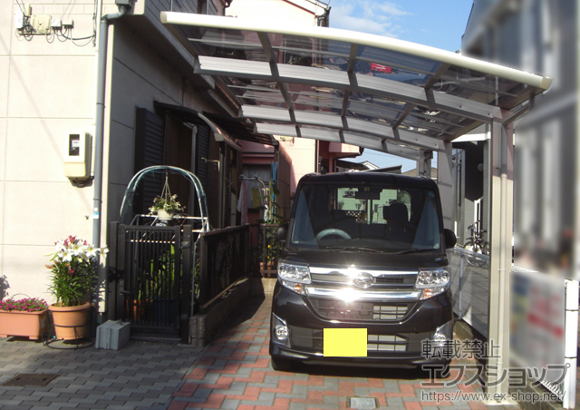 愛知県清須市ののカーポート レイナポートグラン 延長　積雪〜20cm対応 施工例