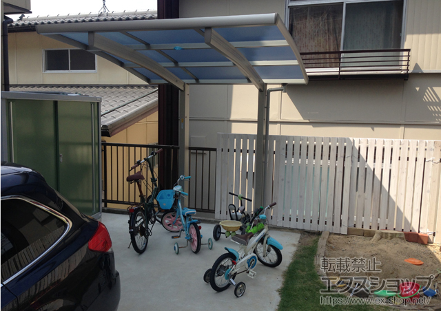 愛知県豊田市ののサイクルポート・駐輪場 レイナポートグランミニ 積雪〜20cm対応 施工例
