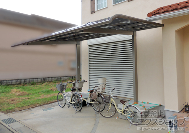 埼玉県春日部市のLIXIL リクシル（トステム）のカーポート レガーナポートシグマIII 積雪〜20cm対応 施工例