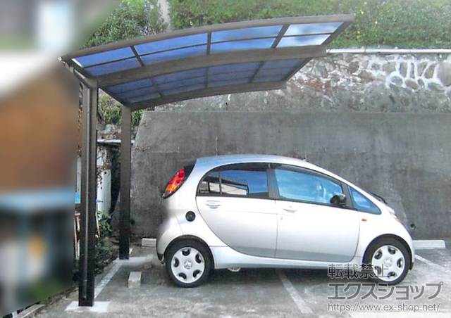 静岡県熱海市ののカーポート プレシオスポート 積雪〜20cm対応 施工例