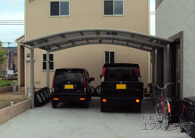 兵庫県姫路市ののカーポート レイナツインポートグラン　積雪〜20cm対応 施工例