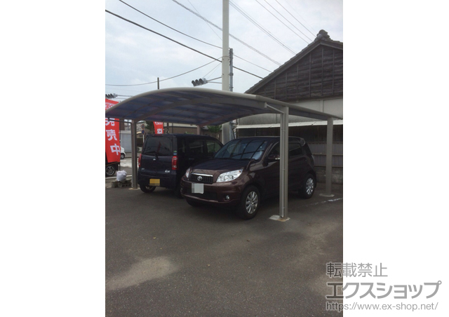 宮崎県都城市ののカーポート レイナツインポートグラン　積雪〜20cm対応 施工例