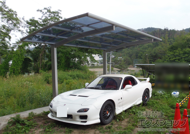 長野県上田市ののカーポート プレシオスポート 積雪〜20cm対応 施工例