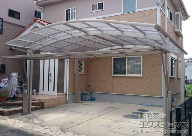 埼玉県鴻巣市ののカーポート レイナツインポートグラン　積雪〜20cm対応 施工例