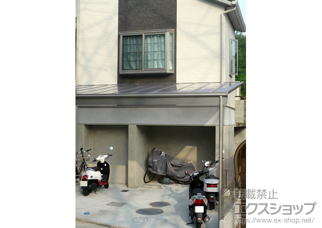 広島県安芸郡府中町ののテラス屋根 ヴェクターテラス F型 テラスタイプ 単体 積雪〜20cm対応 施工例
