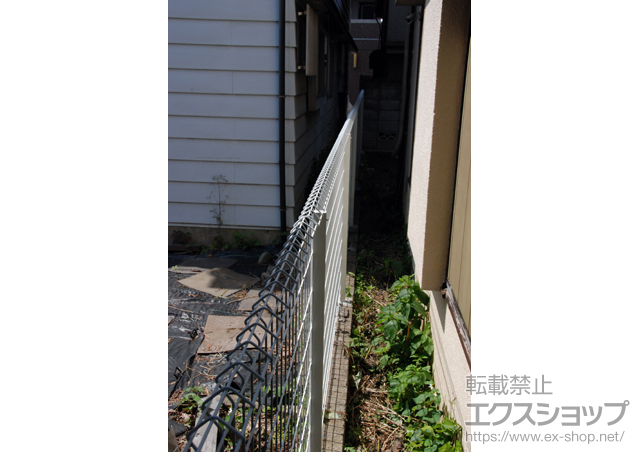 東京都練馬区ののフェンス・柵 イーネットフェンス1F型 自由施工 施工例