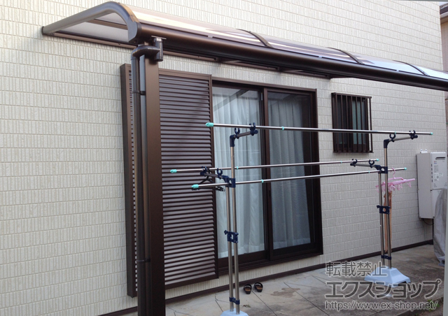 福岡県福岡市ののテラス屋根 ヴェクターテラス R型 テラスタイプ 単体 積雪〜20cm対応 施工例