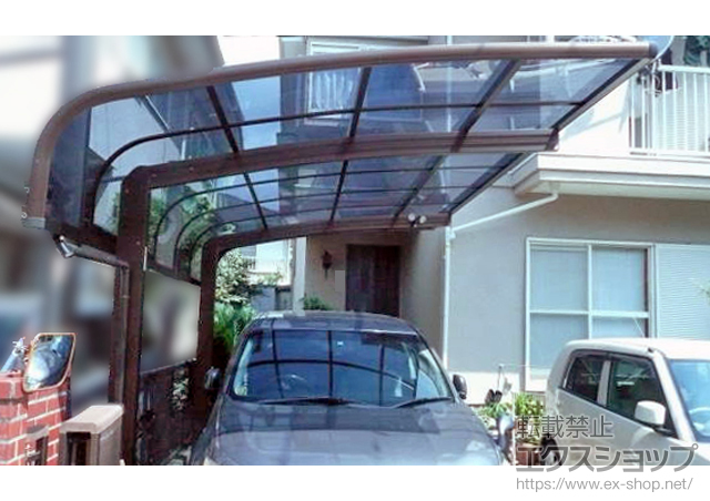 千葉県柏市ののカーポート プレシオスポート アルファ 積雪〜20cm対応 施工例