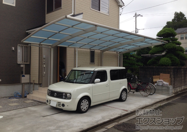 東京都町田市ののカーポート レイナポートグラン 延長　積雪〜20cm対応 施工例