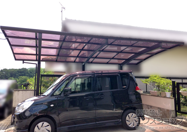 群馬県富岡市ののカーポート レイナポートグラン50　積雪〜50cm対応 施工例