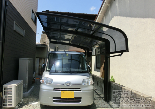 広島県福山市ののカーポート レイナキャップポートグラン　積雪〜20cm対応 施工例
