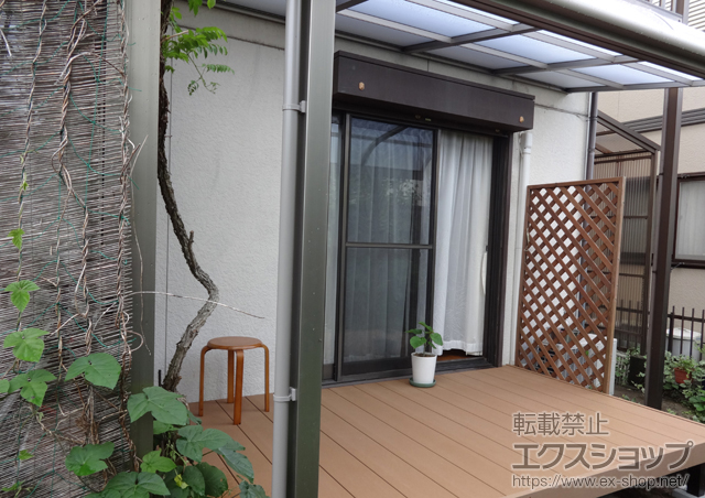 兵庫県三木市ののウッドデッキ リウッドデッキ 200 施工例