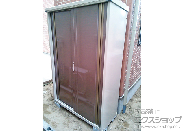 新潟県新潟市のの物置・屋外倉庫 グランプレステージジャスト( M-135AT WB ) 施工例