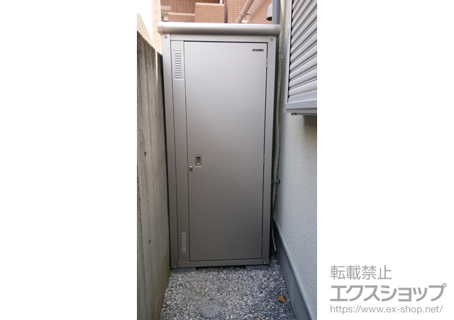 東京都荒川区のの物置・屋外倉庫 エスモ 一般型（ESD-0807BGL） 施工例