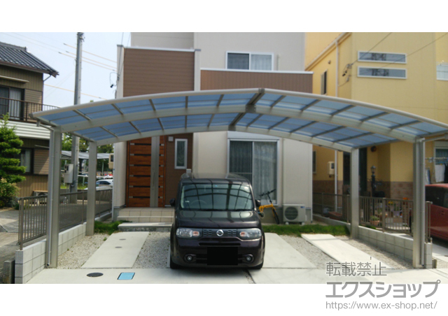 愛知県西尾市ののカーポート レイナトリプルポートグラン　積雪〜20cm対応 施工例