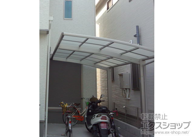 大阪府寝屋川市ののカーポート プレシオスポート 積雪〜20cm対応 施工例