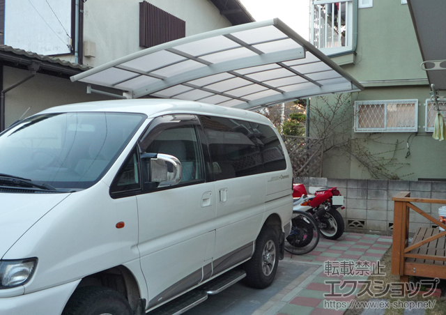 東京都東久留米市ののカーポート プレシオスポート 積雪〜20cm対応 施工例