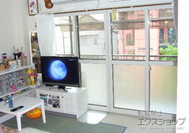 愛知県名古屋市のの内窓（二重窓・二重サッシ） インプラス(ダストバリア)引き違い窓2枚建て 施工例