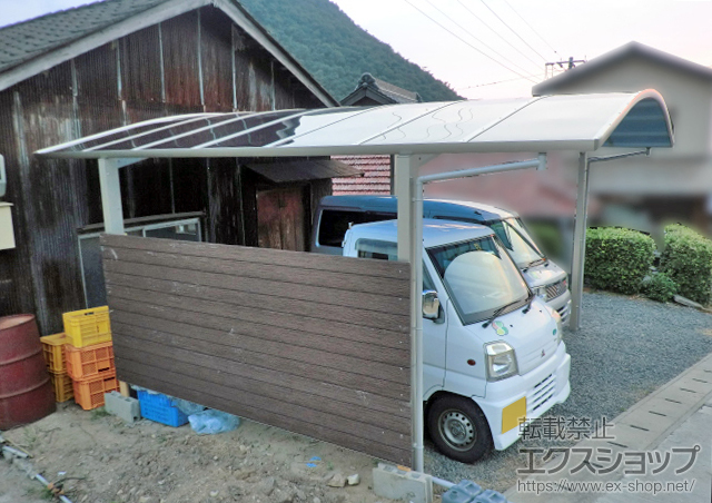 香川県観音寺市ののカーポート レイナツインポートグラン　積雪〜20cm対応 施工例