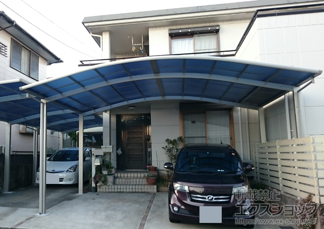 佐賀県三養基郡基山町ののカーポート レイナツインポートグラン　積雪〜20cm対応 施工例