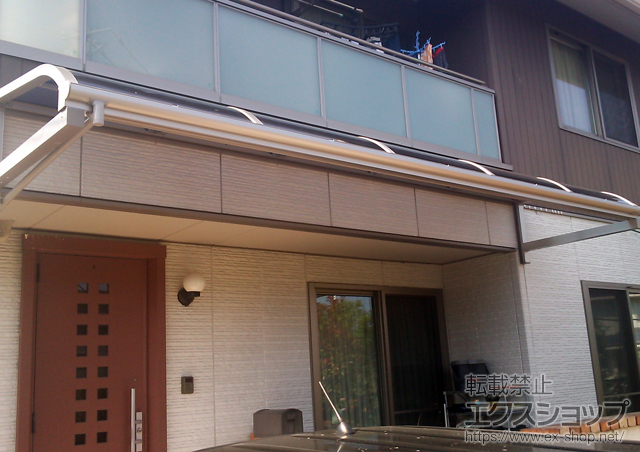 山口県岩国市ののテラス屋根 ヴェクターテラス R型 ルーフタイプ 単体 積雪〜20cm対応 施工例