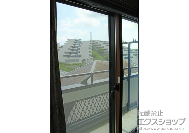 神奈川県横浜市のの二重窓（内窓） インプラス(ダストバリア)引き違い窓2枚建て 施工例