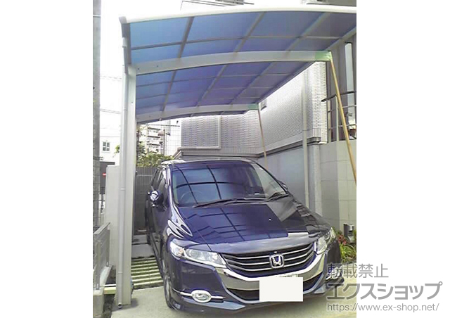 奈良県奈良市ののカーポート プレシオスポート 積雪〜20cm対応 施工例