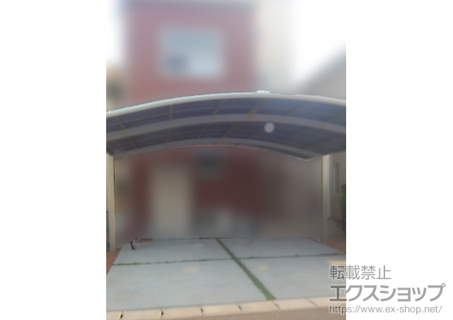 愛知県岡崎市ののカーポート プレシオスポート ワイド 積雪〜20cm対応 施工例