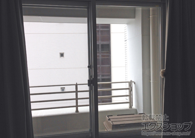 大阪府大阪市のの二重窓（内窓） インプラス(ダストバリア)引き違い窓2枚建て 施工例