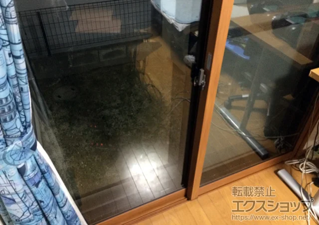 広島県広島市のの内窓（二重窓・二重サッシ） インプラス(ダストバリア)引き違い窓2枚建て 施工例