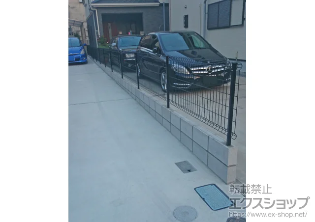 ���{�͓�����s��LIXIL ���N�V��(TOEX)�̃t�F���X�E��E�� �n�C�O���b�h�t�F���XUF8�^ �t���[�|�[���^�C�v �{�H��