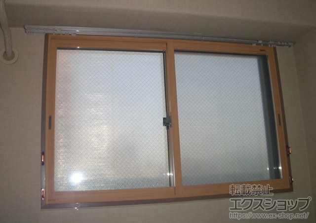 広島県福山市のの二重窓（内窓） インプラス(ダストバリア)引違い窓2枚建 施工例