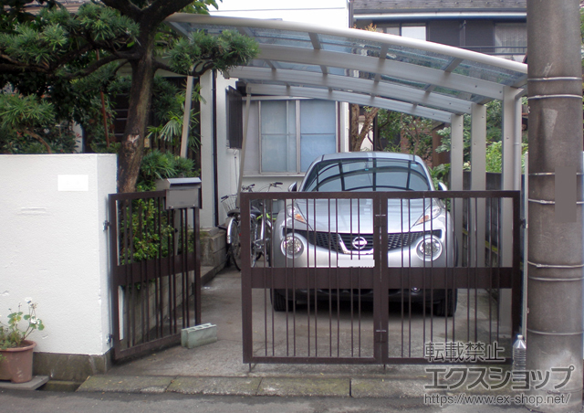 東京都町田市ののカーポート レイナポートグランZ　積雪〜20cm対応＋着脱式サポート 施工例