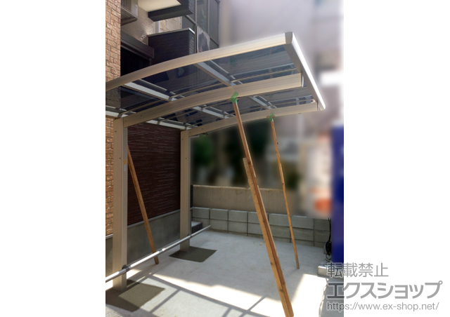 愛知県名古屋市ののサイクルポート・駐輪場 プレシオスポート ミニ　積雪〜20?対応 施工例