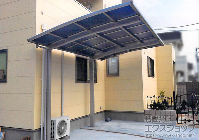 愛媛県松山市ののカーポート レイナポートグラン　積雪〜20cm対応 施工例