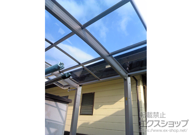 静岡県沼津市ののサイクルポート・駐輪場 レイナポートグランミニ 積雪〜20cm対応 施工例