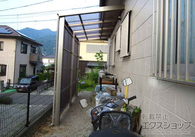 神奈川県愛甲郡清川村のLIXIL リクシル（トステム）のストックヤード フリーヤード　オープンタイプ 積雪~20cm対応 施工例