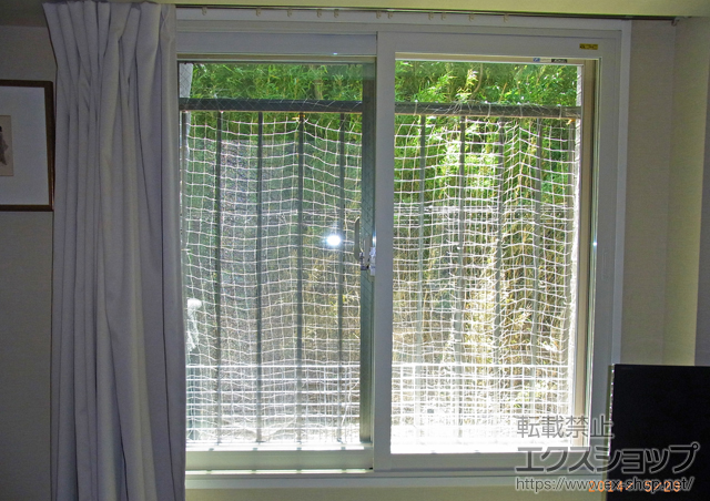 千葉県船橋市のの二重窓（内窓） インプラス(ダストバリア)引き違い窓2枚建て 施工例