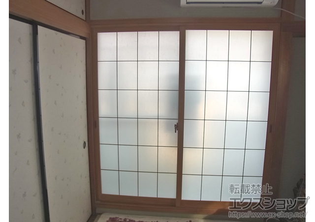 東京都八王子市のの二重窓（内窓） インプラス(ダストバリア)引き違い窓2枚建て 施工例