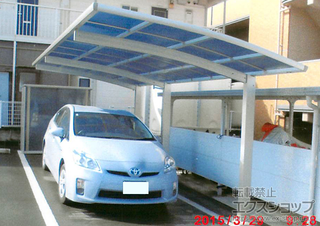 熊本県合志市ののカーポート レイナポートグラン 延長　積雪〜20cm対応 施工例