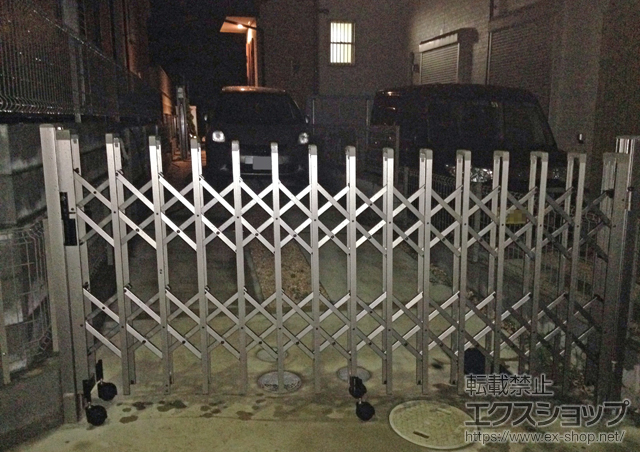 千葉県松戸市ののカーゲート トリップゲート 傾斜地専用型 ノンレール 片開き 26S 施工例