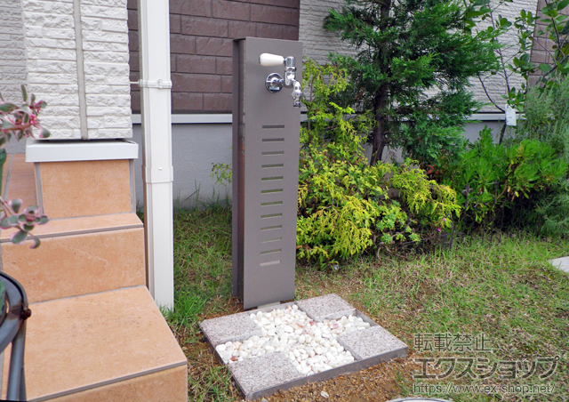 大阪府岸和田市のの立水栓・ガーデンシンク 水凛 施工例