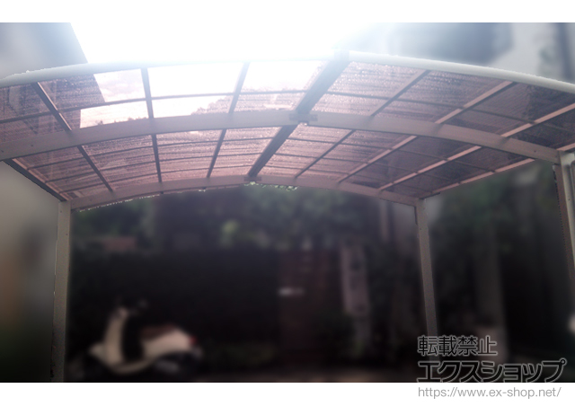 埼玉県桶川市ののカーポート レイナポートグラン M合掌　積雪〜20cm対応 施工例