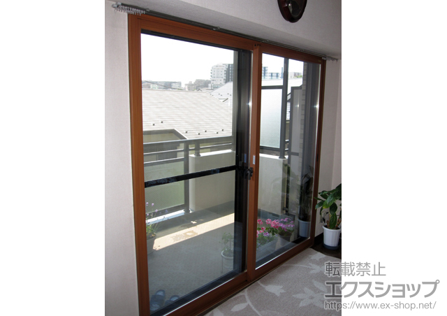 東京都板橋区のの二重窓（内窓） インプラス(ダストバリア)引き違い窓2枚建て 施工例