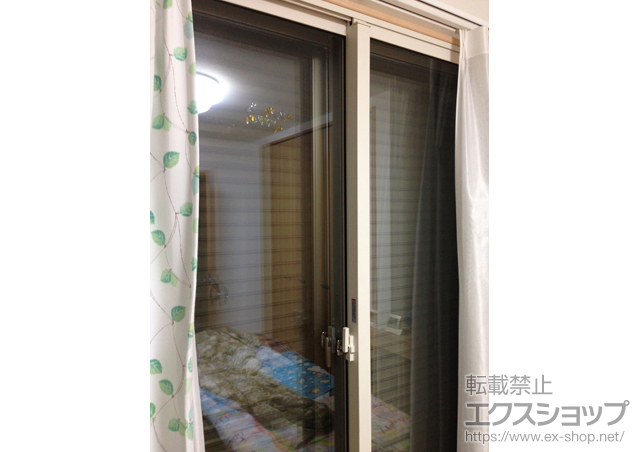 大阪府堺市のの二重窓（内窓） インプラス(ダストバリア)引き違い窓変則2枚建て 施工例