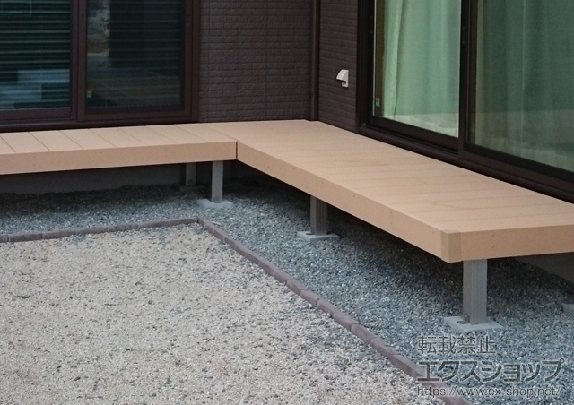 熊本県益城郡益城町ののウッドデッキ リウッドデッキ 200 施工例