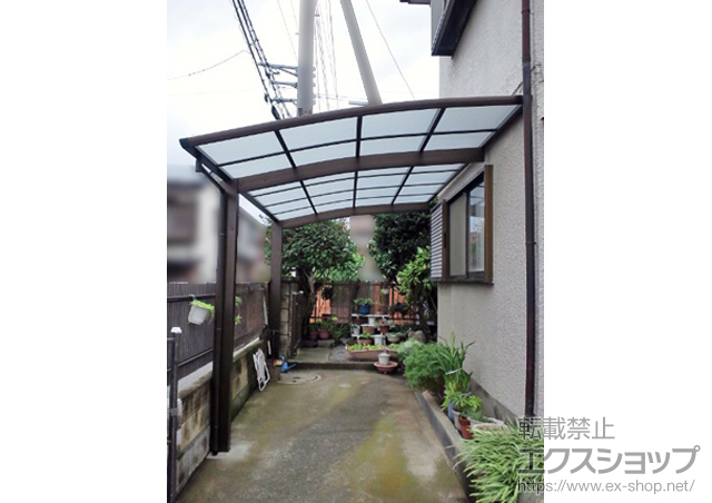 神奈川県厚木市ののカーポート プレシオスポート 積雪〜20cm対応 施工例