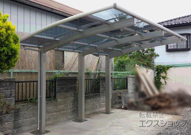 群馬県沼田市ののカーポート レイナポートグラン50　積雪〜50cm対応 施工例